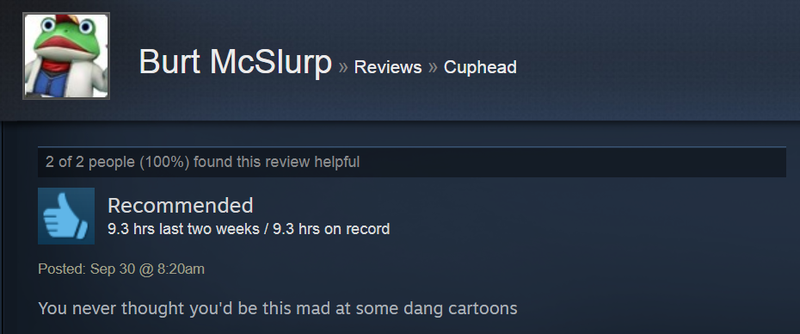 Illustration for article titled Cuphead, As Told By Steam Reviews